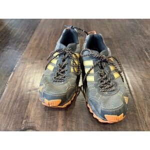 Adidas Running Shoes Men Size 8.5 Mud Release Surface Gray and‎ Peach